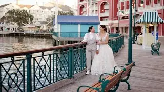The Sweetest Disney Boardwalk Wedding | Chazi & Hannah