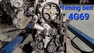 #mitsubishi Lancer 4G69 #timing belt/mark  #replacement #car