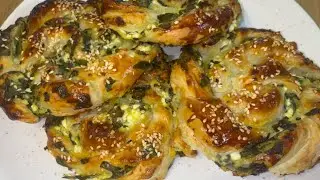 10 Minuta Byrek me Pete Sfoliate | Recetë e Thjeshtë / 10-Minute Phyllo Pastry Borek👌