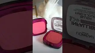 L'Or&eacute;al Blush Swatch Confident Pink & Fearless Coral   #makeup #makeupartist #loreal #sephora #blush