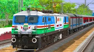 16734 Okha - Rameswaram Weekly Express | Indian Train Simulator gameplay | RAILROAD | NTG GAMING