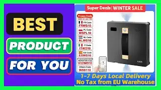 ABIR WD8 Robot Window  cleaner, Dual Water Spray,Smart Memory,