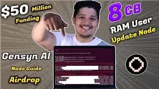 Update Node - Gensyn AI 8GB RAM CLI Node RUN Airdrop Guide 2025 🤑 | Gensyn Raised $50M Funding 🔥