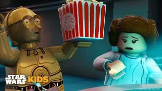 Funny Moments with C-3PO, R2-D2, BB-8 and More! 😂🤖😏| LEGO Star Wars | @StarWarsKids