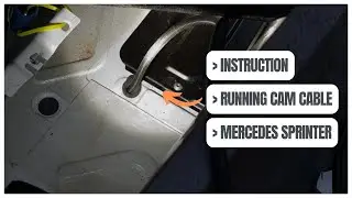 Part 2 - Expert Guide: Running reverse camera cable wire line underneath MOTORHOME MERCEDES SPRINTER