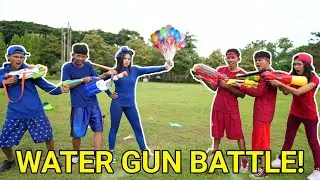 MAIN TEMBAKAN AIR VS BALON AIR, SIAPA YANG MENANG?! | Mikael TubeHD