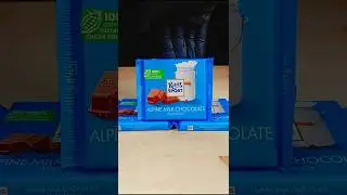 🏅Ritter Sport Chocolate Milkshake ASMR #shorts