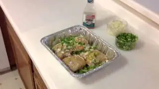 Rec Tec Mini Pellet Grill / Marinated Chicken