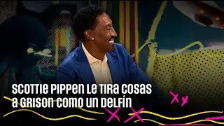 Scottie Pippen le tira cosas a Grison como un delfín | #LaRevuelta 24.09.2025