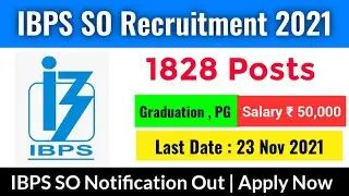 IBPS SO Recruitment 2022 | IBPS SO Recruitment 2021 | IBPS SO 2022 Recruitment | IBPS SO Recruitment