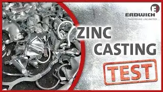 SHREDDING TEST | Zinc casting - M600/1-400 | Erdwich Zerkleinerungs-Systeme GmbH