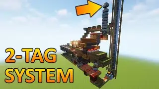 Minecart Computer Concept For 1.19  (2-Tag System in Minecraft)