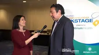 Backstage at the 2019 Health Datapalooza with Atul Butte
