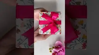Diy Gift Boxes Out Of Paper! #chrismasdecor #christmas #craft #diy