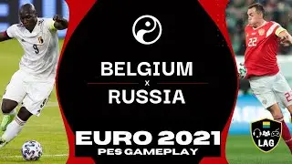 Belgium vs Russia I EURO 2021 PES GAMEPLAY