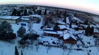 Flight to the tree by Camera Quadcopter SIMTOO XT175 Fairy