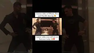 MS Dhoni, Ziva Dhoni, Hardik Pandya dancing 😍 #shorts #youtubeshorts #msdhoni #hardikpandya #short
