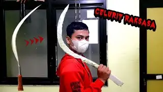 Celurit JUMBO dari kardus | Celurit from cardboard