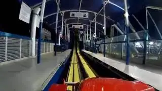 Achterbahn Looping Nachtfahrt Teststrecke Hamburger Dom 2016