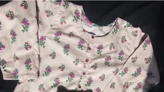Beautiful Mirror Neck Design # kurti design Embroidery 🪡# must try for girls 