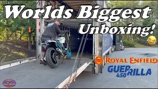 2026 Royal Enfield Guerrilla 450 &mdash; The World&rsquo;s Biggest Unboxing!