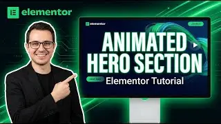 Animated Hero Section in Elementor | No Extra Plugins Needed