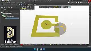 Footprint Dome Metal Switch - Altium Designer