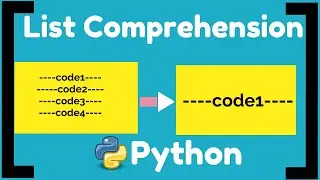 list comprehension in python|| for loop vs list comprehension.|| easily explained