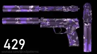 USP-S | Purple DDPAT - ALL 1000 PATTERNS CS2