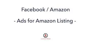 Amazon ad execution - Organizing Facebook ads to Sell Amazon Products