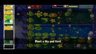 plants vs Zombie X and funny game night moon zombies attack plant
