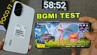 🚀 POCO F7 BGMI 90 FPS Gaming Test | FPS, Battery & Temperature Check!