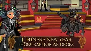AQW Honorable Boar Boss Drops (AC Tagged) | Chinese New Year 2019