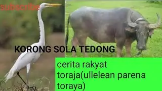 Ulelean Parena Toraya (cerita rakyat Toraja)                                     KORONG sola TEDONG