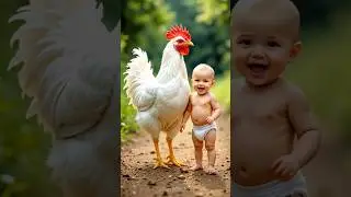 #chicken #babydance #cutebaby #funnyanimals #dancevideo #funnyvideo #viraldance #trending😆#613