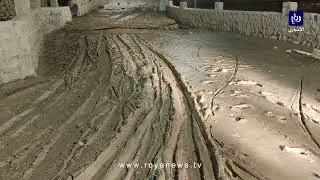انتشال مركبة الشاب الذي جرفته السيول في معان ومكان العثور على جثته