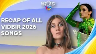 Eurovision 2026 | RECAP of all Vidbir songs | 🇺🇦