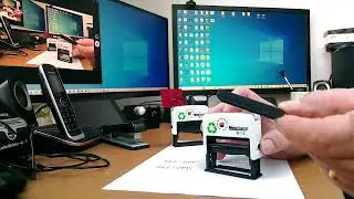 How to do an Ink Pad Repacement - MaxStamp Self-Inking Rubber Stamps - Stamp Pad for MaxStamps