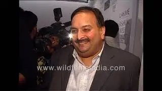 Indian fugitive businessman Mehul Choksi of Gitanjali at Lakme Fashion Week - Bad Boy Billionnaire?