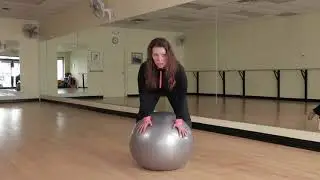 Four Point Balance on Ball