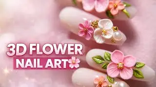 3D Flower Nail Art Design 🌸 | Easy & Beautiful Bridal Nails | Trending Nail Art 2026