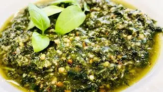 Homemade Pesto (with fresh basil)