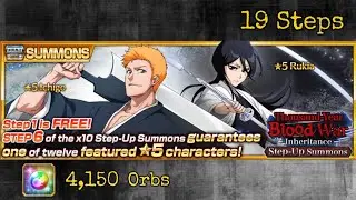 4.1k Orb Banner Pulls (19 Steps) for Inheritance Summons: TYBW Re Run 1 | Bleach Brave Souls