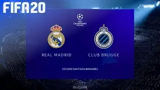 FIFA 20 - Real Madrid vs. Club Brugge @ Estadio Santiago Bernab&eacute;u