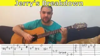 Tutorial: Jerry's Breakdown - Guitar Lesson w/ TAB