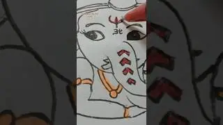O my friend ganesha#drwaing #ganesh #art #artist #work #grind #shorts #short#hardwork#shiv #maa#like