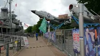 ⁴ᴷ⁶⁰ Walking Buffalo, NY: Canalside and the Buffalo Naval and Military Park