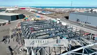 Construction Work in Progress at Hafnarfj&ouml;r&eth;ur, Icleand