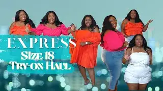 EXPRESS SUMMER TRY-ON PLUS SIZE HAUL | Wedding Guest Dress, Festival Outfit Ideas | CanDesLand 2021