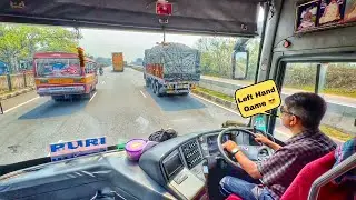 এটা বাস না রকেট?😨 Extremely Skilled SCANIA Bus Driving | পাগল করা Highspeed লাক্সারি বাস